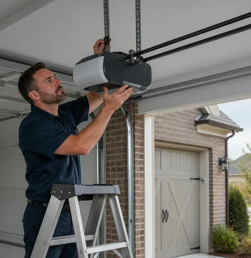 Off Track Door Repair in Jasper
